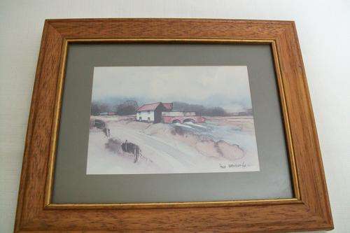 Water Colour print by Hugh Brandon-Cox