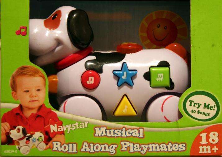 MUSICAL ROLL ALONG PLAYMATES - DOG