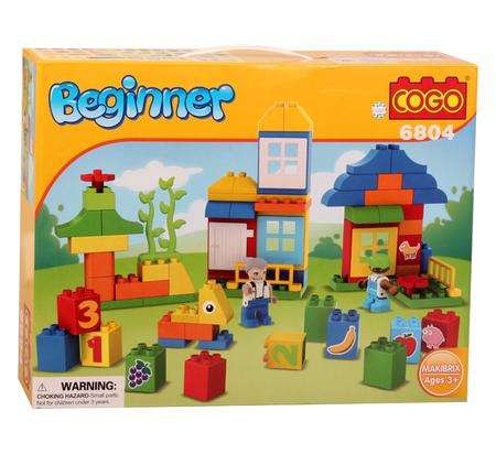 COGO Duplo Compatible Building Blocks - Playground 73 pc Set