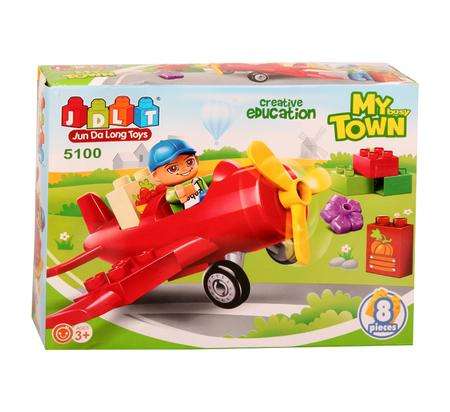 DUPLO COMPATIBLE BUILDING BLOCK SET - AIRPLANE