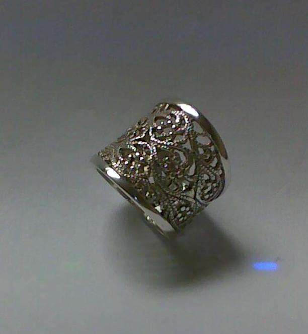 925 Sterling Silver Filigree Ring