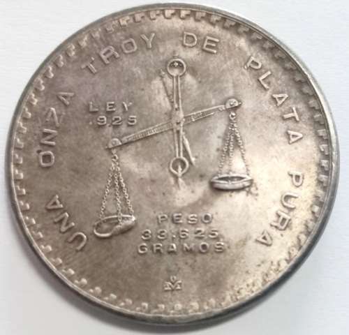 .925 silver medallion **Casa de Moneda de Mexico 1980**