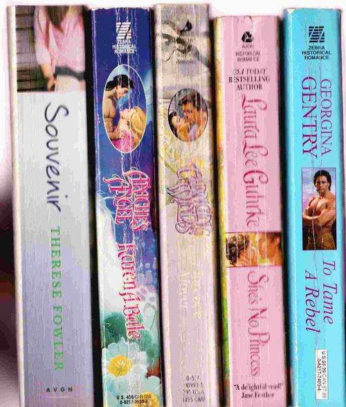 Five Romance Paperbacks  (Sale!)