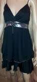 Stunning black and silver cocktail dress