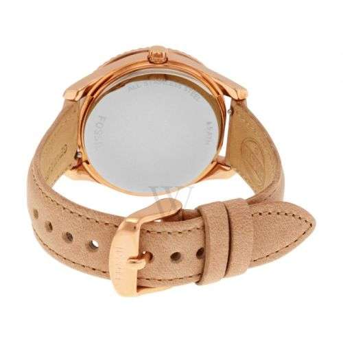 Fossil Women's Stainless Steel Analog White Dial Watch