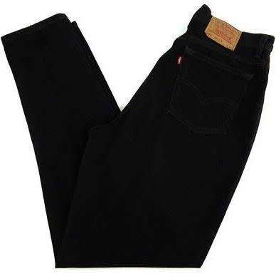 Original Levi's Red Tab 522 Black Denim- Size W38 L32