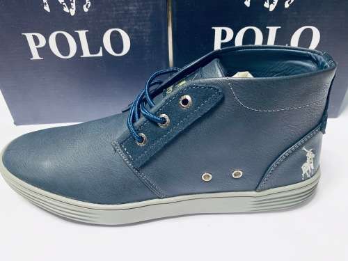 POLO Mens PU Ankle BOOT Sneaker