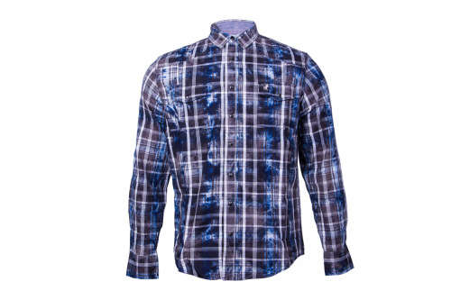 POLO Mens Blues Washes Check Shirt - Size XL
