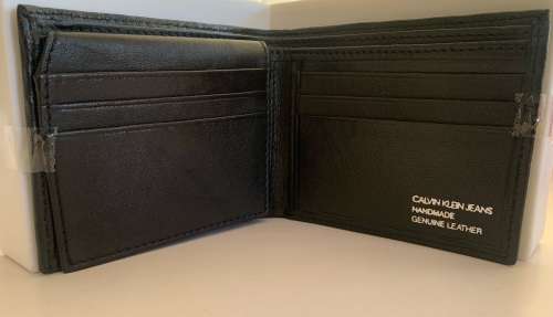 Calvin Klein Mens Wallet - Genuine Leather
