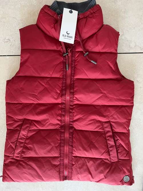 OLD KHAKI Ladies Sleeveless Puffer Jacket - Size S