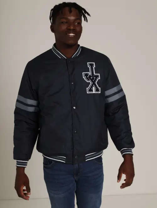 J-Exchange Men`s Varsity Jacket - Size L
