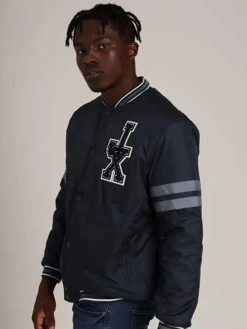 J-Exchange Men`s Varsity Jacket - Size L