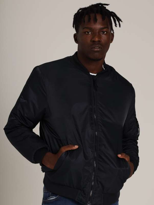 J-Exchange Men`s Bomber  Jacket - Size M