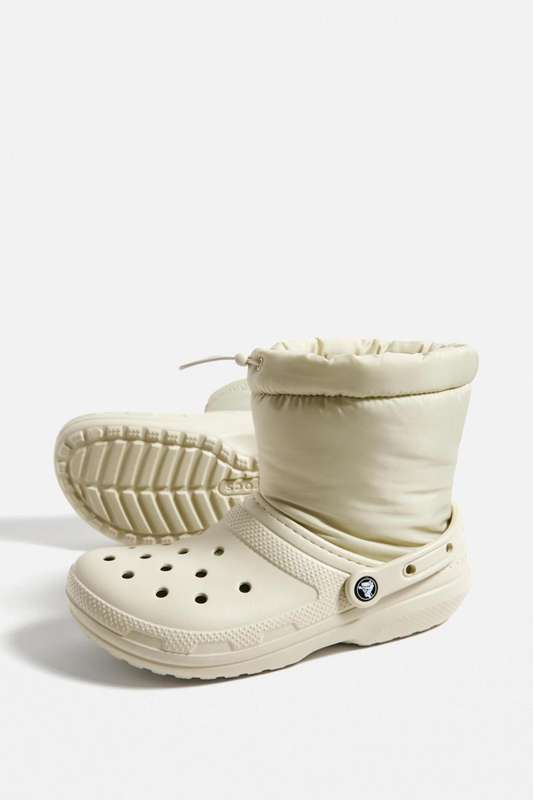CROCS WINTER FLEECE Unisex Classic Lined Neo Puff Boot - Size UK M7 W8