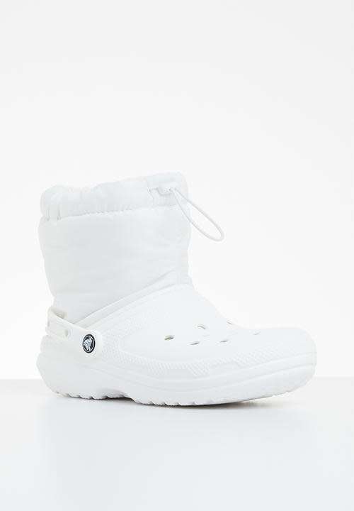 CLEARANCE PRICE!!!! CROCS WINTER FLEECE Unisex Classic Lined Neo Puff Boot - Size UK M8 W9