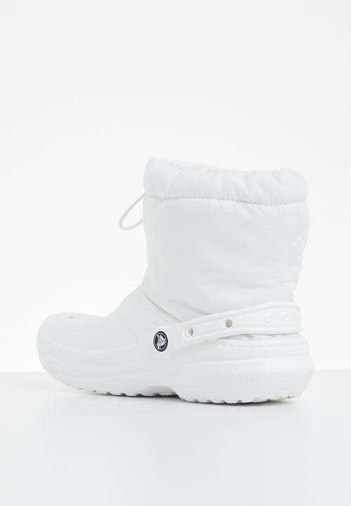 CLEARANCE PRICE!!!! CROCS WINTER FLEECE Unisex Classic Lined Neo Puff Boot - Size UK M8 W9