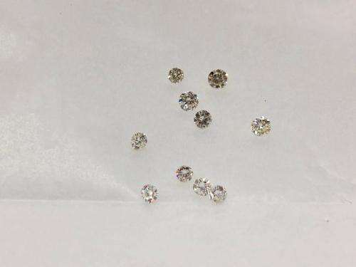 10 small Natural Diamonds (bid per stone/take 10)