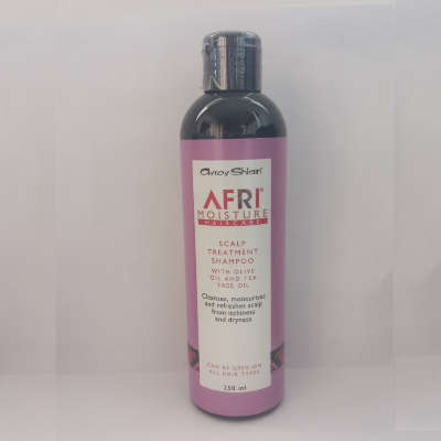 AFRI MOISTURE Scalp Treatment Shampoo, Hairline Treatment Oil and Anti-Breakage Hair Butter Set