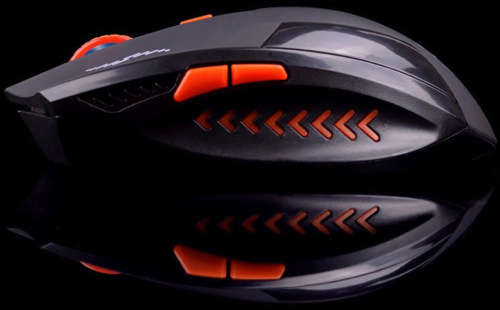 AZZOR Rechargeable Wireless Mouse Slient Button Computer Gaming 2400DPI Built-in Battery