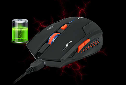 AZZOR Rechargeable Wireless Mouse Slient Button Computer Gaming 2400DPI Built-in Battery