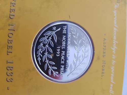1 ounce silver mandela yellow card a walk to freedom by mint of norway