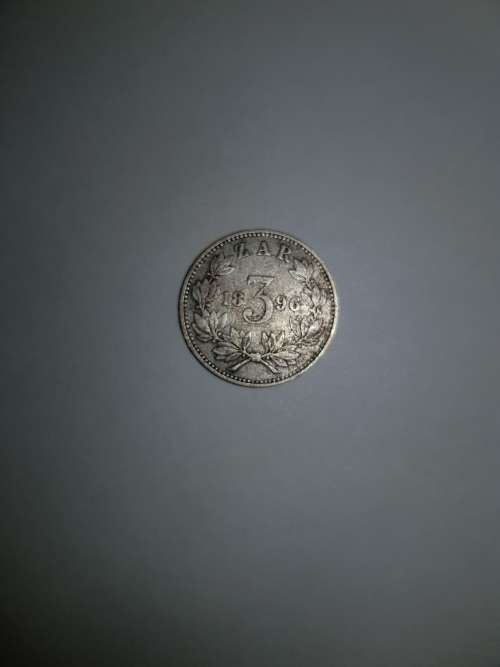 1896 zar 3 pence rare in good condition