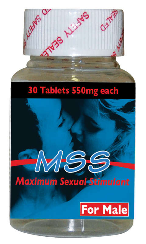 MSS Male bottle 30 x 550mg Sex enhancer tablets for Real Men!