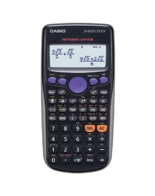 Casio FX-82ES Plus Display Scientific Calculations Calculator (Black)