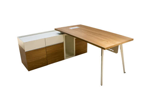 GOF Furniture - Riley Office Desk, Oak