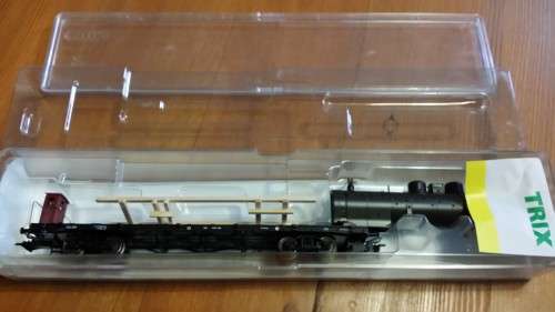 Trix # 24314 Wagon with Steam Loco Boiler