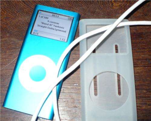 Blue Ipod Nano 4GB