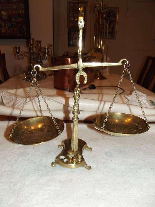 brass scale
