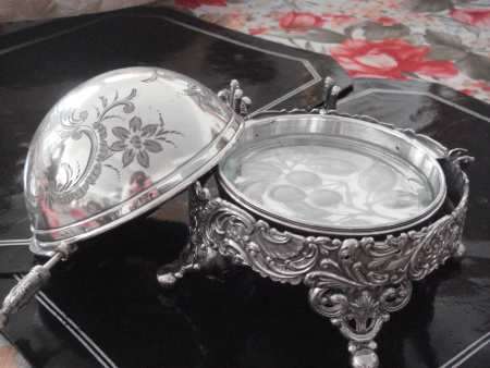 Silver Plated Butter Dish