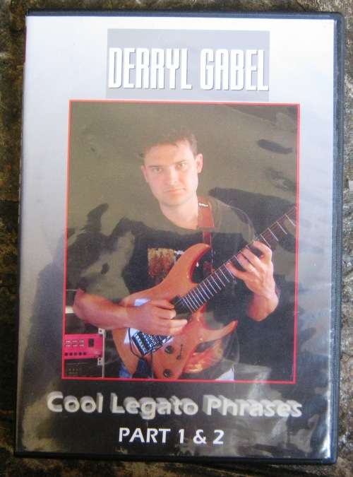 DERRYL GABEL  - COOL LEGATO PHRASES -  DOUBLE DVD - LEARN TO PLAY FUSION GUITAR.