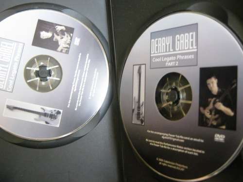 DERRYL GABEL  - COOL LEGATO PHRASES -  DOUBLE DVD - LEARN TO PLAY FUSION GUITAR.