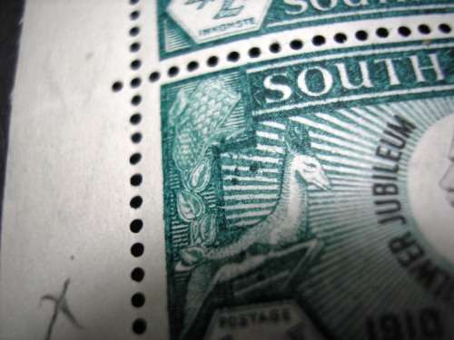 UNION - SACC 64  - 1935 - BLOCK OF 12 WITH CLEFT SKULL AND TAGGED EAR + OTHER VAR. -MNH - YES , MNH!