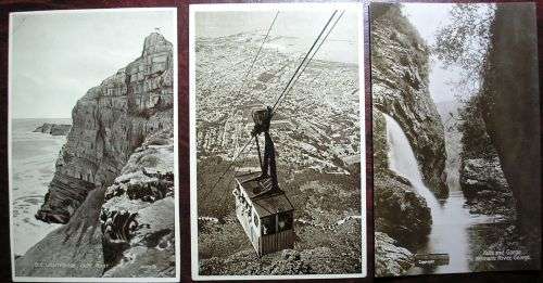15 VINTAGE P/Cs - SOUTH AFRICA  - SEPIA  AND B and W  - MOSTLY GOOD CONDITION.