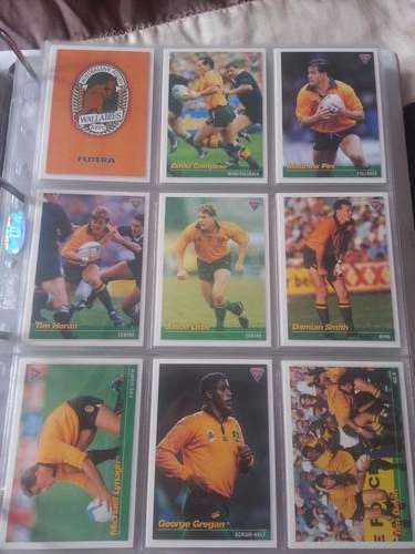 1995 australian rugby futura world cup cards.