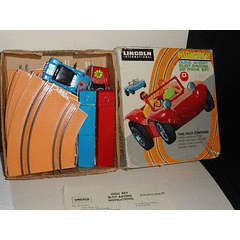 VINTAGE LINCOLN INTERNATIONAL HI-REV DUNE BUGGY SLOT CAR SET