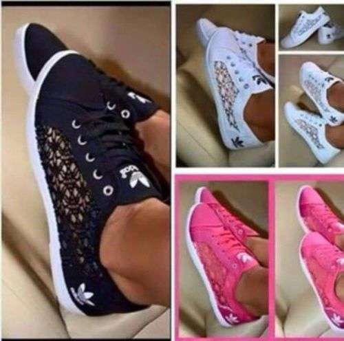 adidas lace sneakers