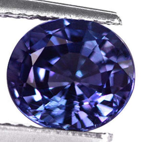 WOW - A DEEP ROYAL BLUE 2.29 ct ROUND-ISH D'BLOCK TANZANITE STARTING @ A BUCK !!! BID BID BID !!!