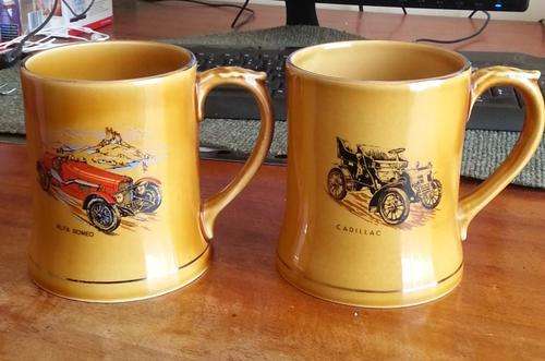 Wade Veteran Car Series:  Mugs