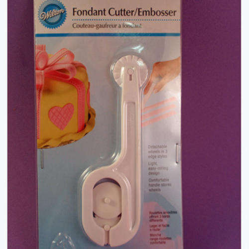 Cake Decorating Fondant Cutter and Embosser 3-in-1 CRAZY R1 AUCTION!!
