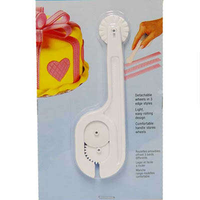 Cake Decorating Cutting Wheel Fondant Cutter / Embosser