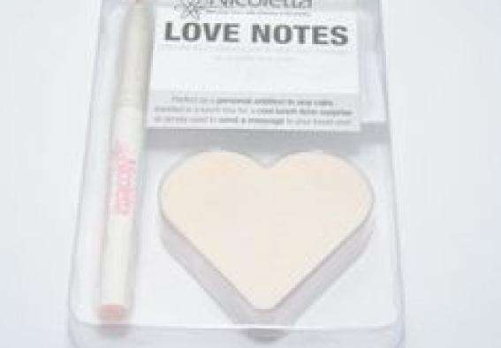 Edible! Love Notes with 1000 meters Lilac Ink