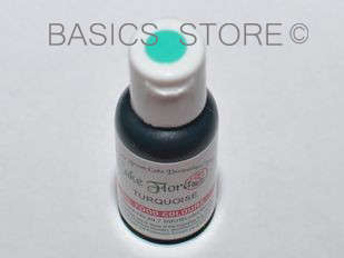 Food Gel Colors Coloring Turquoise