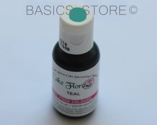 Food Gel Colors Coloring Teal
