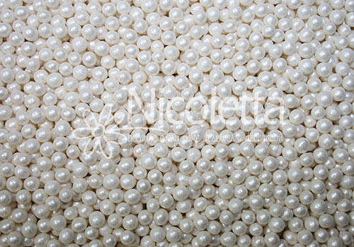 Cake Decorating Edible Soft Pearls -  Cream [50g] - Nicoletta Brand