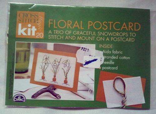 Cross Stitch Magic 20 - Floral Postcard Kit