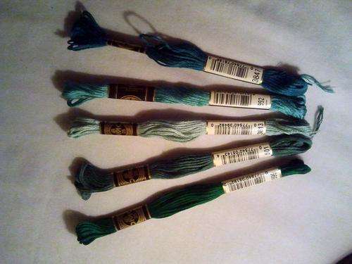 DMC EMBROIDERY THREAD - Set of 5 Colours (R3/skein)